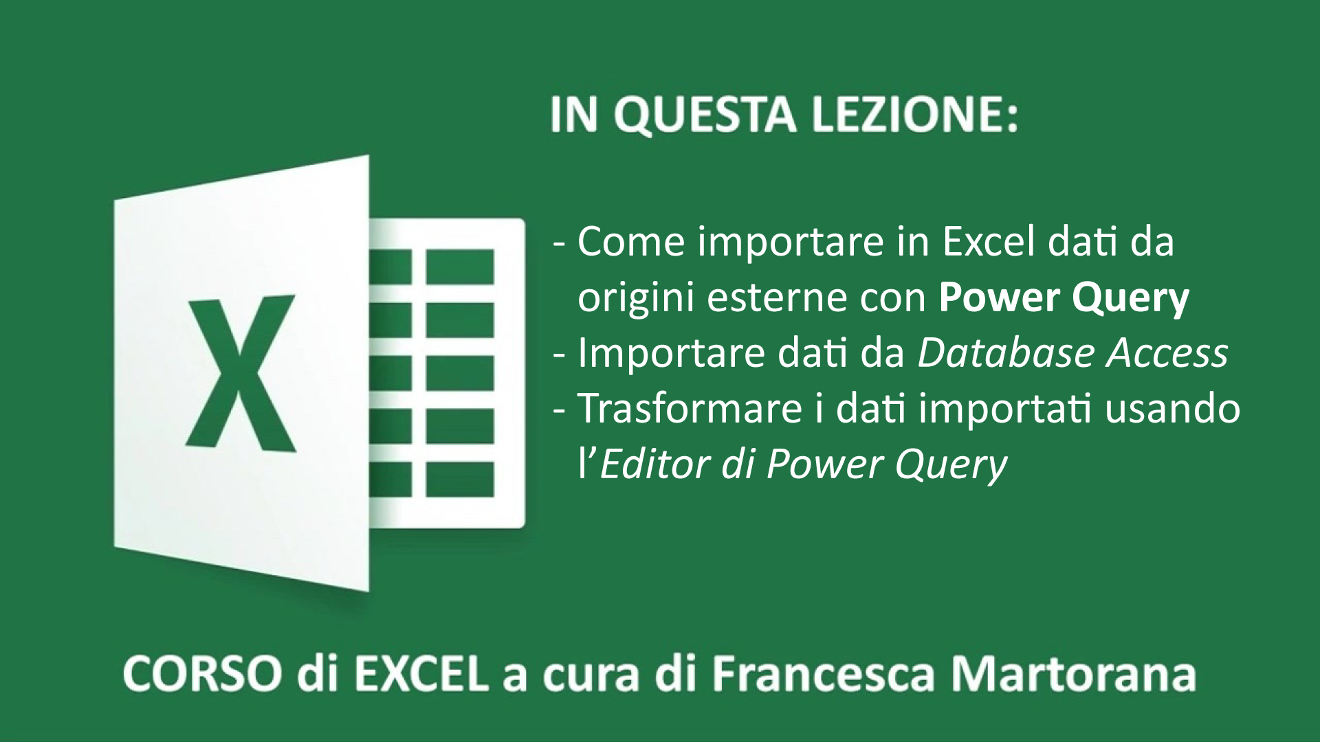Excel Power Query tutorial