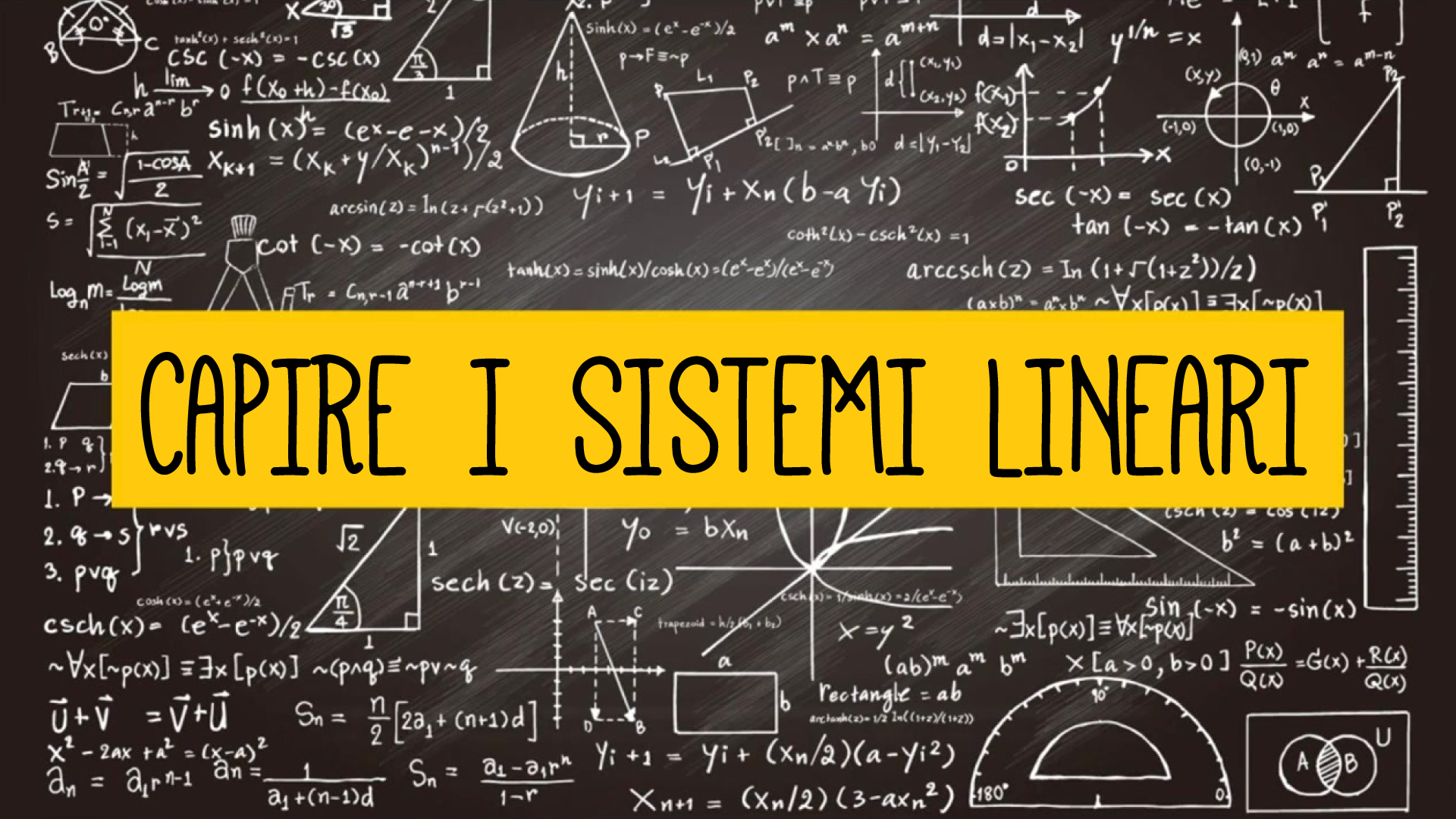 Capire i sistemi lineari