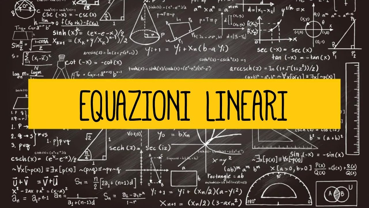Equazioni lineari