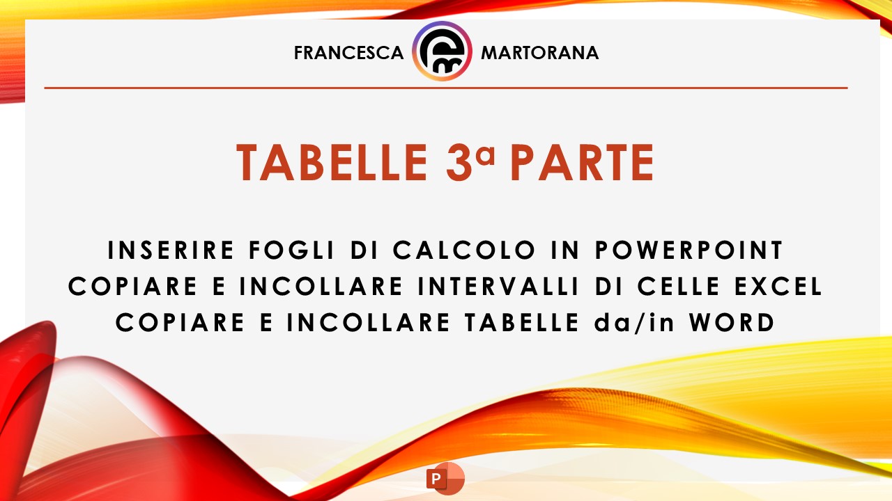 Inserire tabelle in PowerPoint