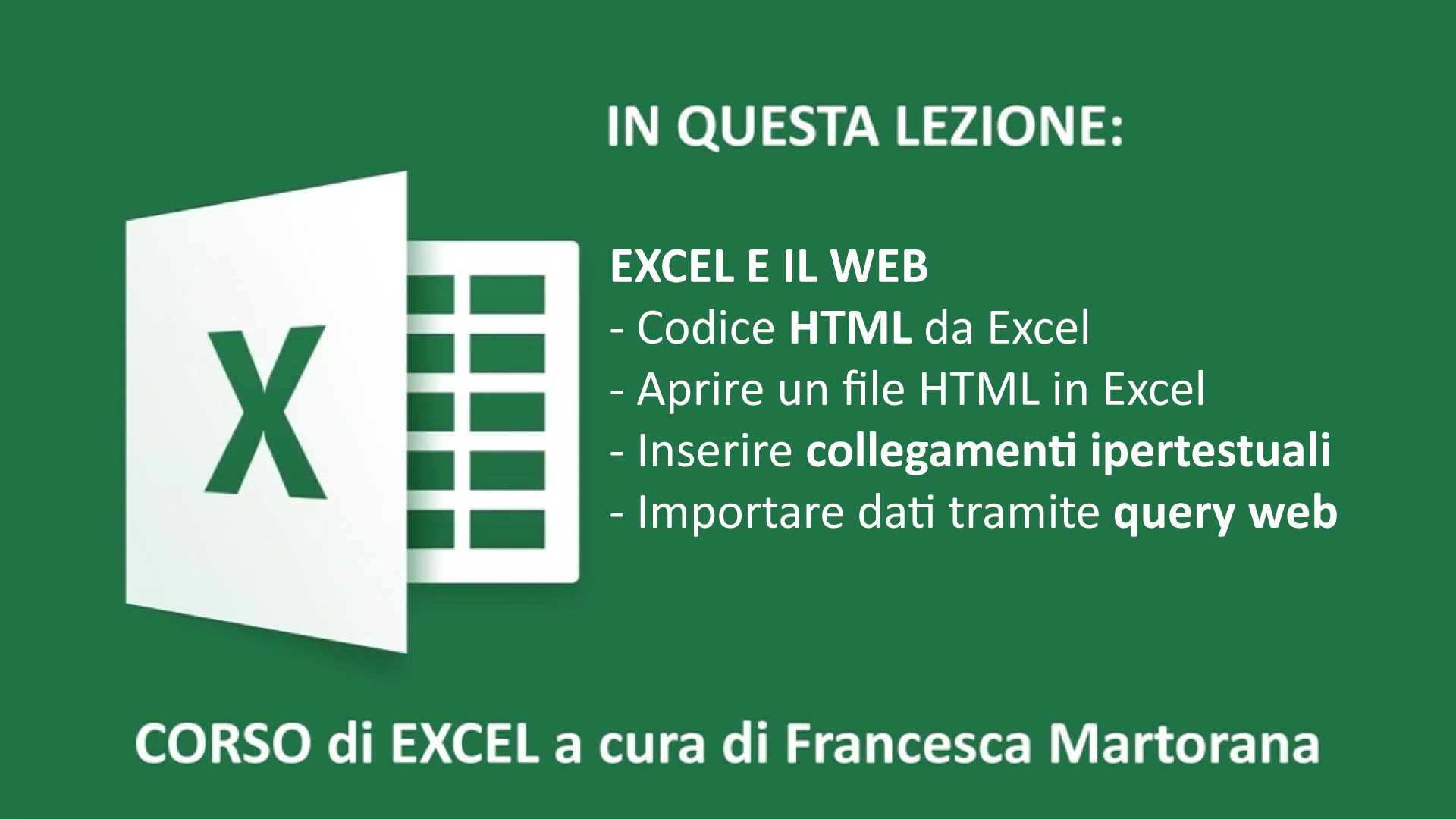 Excel tutorial