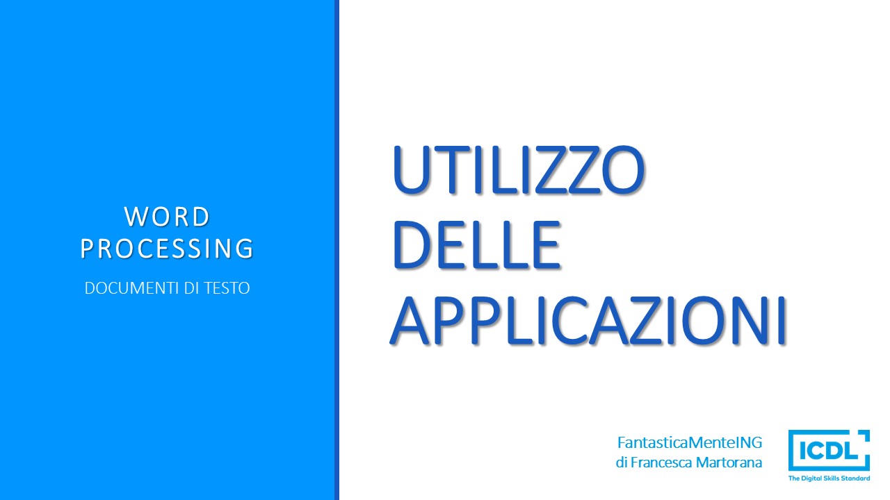 ICDL Word Processing