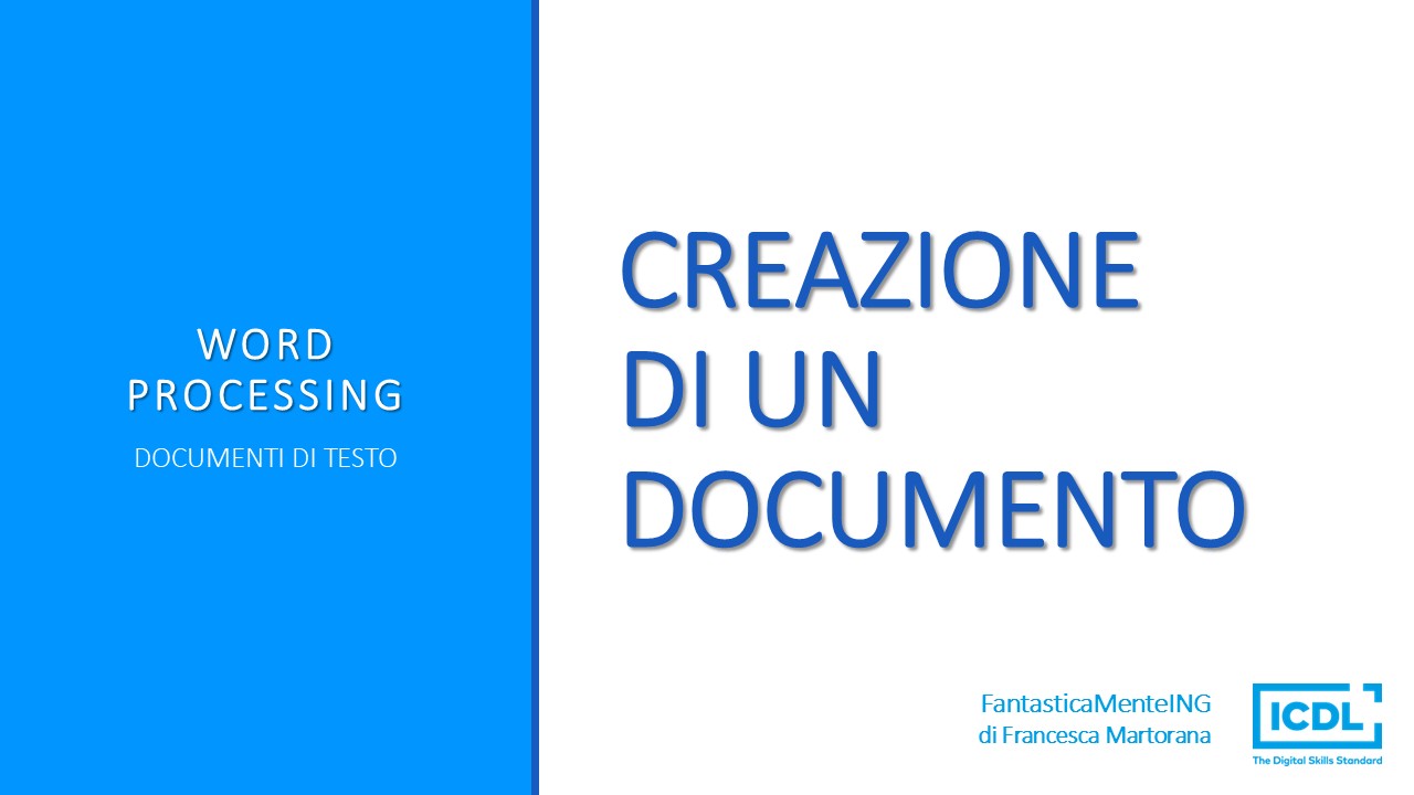 ICDL Word Processing